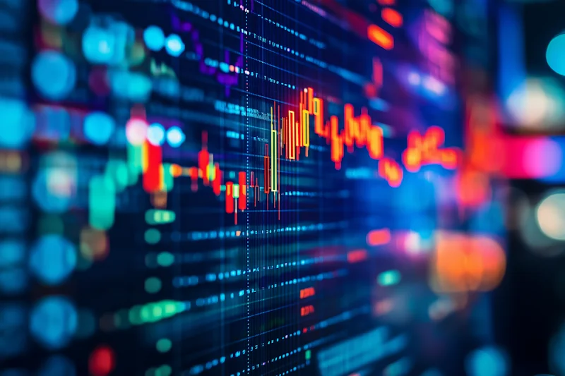 Tableau de bord financier avec métriques de performance