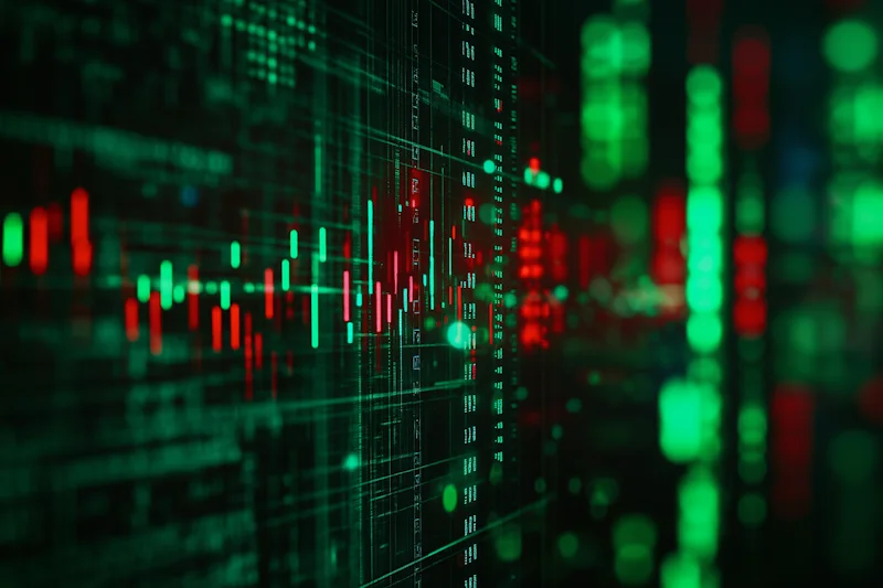 Interface d'application de trading mobile moderne